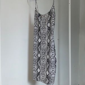 Snakeskin dress
